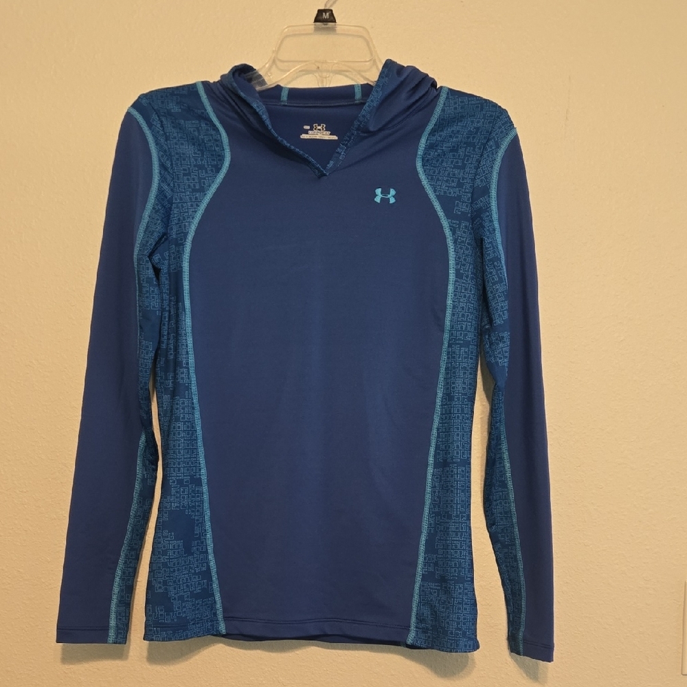 Under Armour Teal and Blue Performance Hoodie